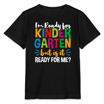 Kindergarten - Stanley/Stella MINI CREATOR Kids’ T-Shirt - black - Front - Mikhail (115cm)