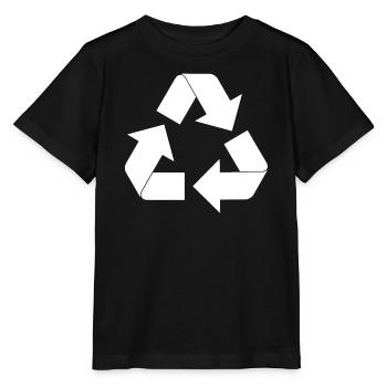 Recyclage - T-shirt bio MINI CREATOR Stanley/Stella Enfant - noir - Devant - Mikhail (115cm)