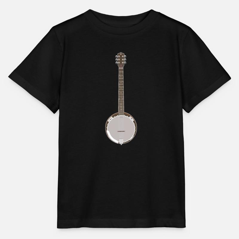 Banjo - Banjo simple - T-shirt bio MINI CREATOR Stanley/Stella Enfant - noir