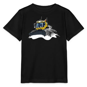 pelle à neige jaune neige - T-shirt bio MINI CREATOR Stanley/Stella Enfant - noir - Devant - Mikhail (115cm)