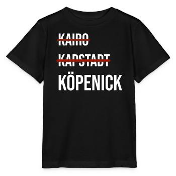 Grafik mit Köpenick - Stanley/Stella Kinder T-Shirt MINI CREATOR  - Schwarz - Vorne - Mikhail (115cm)