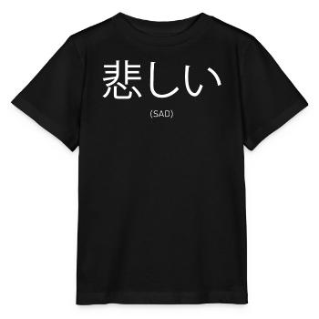 Traurige Manga-Ästhetik - Stanley/Stella Kinder T-Shirt MINI CREATOR  - Schwarz - Vorne - Mikhail (115cm)