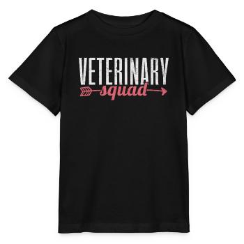 Veterinarian Assistant Veterinarian Helper - Stanley/Stella MINI CREATOR Kids’ T-Shirt - black - Front - Mikhail (115cm)