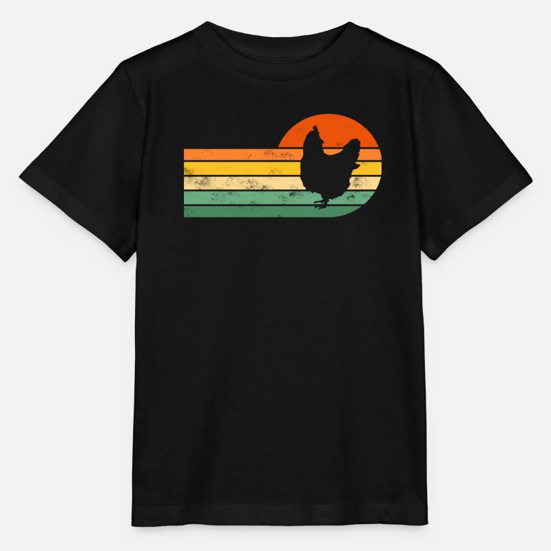 Huhn Hühner - Stanley/Stella Kinder T-Shirt MINI CREATOR  - Schwarz