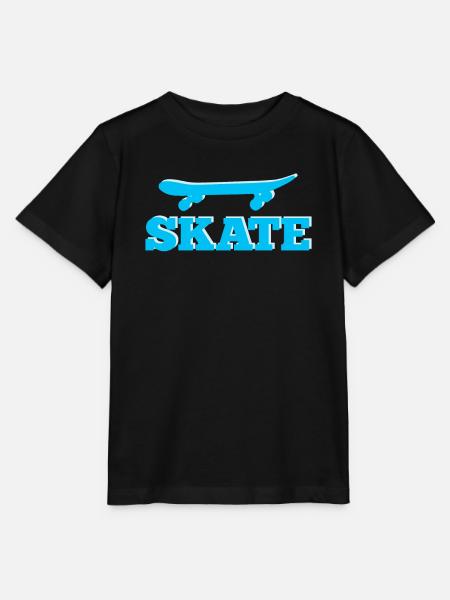 Skate Skateboard Skateboarder - T-shirt MINI CREATOR barn från Stanley/Stella - svart