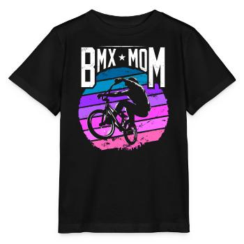 BMX Mom | BMX mother | BMX mom | BMX mom - Stanley/Stella MINI CREATOR Kids’ T-Shirt - black - Front - Mikhail (115cm)