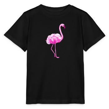 Flamingo - T-shirt bio MINI CREATOR Stanley/Stella Enfant - noir - Devant - Mikhail (115cm)