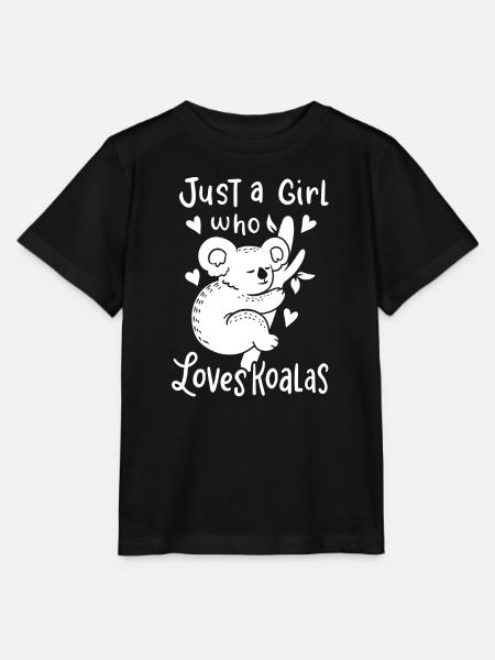 Koalas - Stanley/Stella Kinder T-Shirt MINI CREATOR  - Schwarz