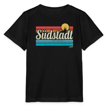 Köln Südstadt Veedel Viertel Retro Vintage Surfer - Stanley/Stella Kinder T-Shirt MINI CREATOR  - Schwarz - Vorne - Mikhail (115cm)