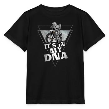 Motocross - T-shirt bio MINI CREATOR Stanley/Stella Enfant - noir - Devant - Mikhail (115cm)