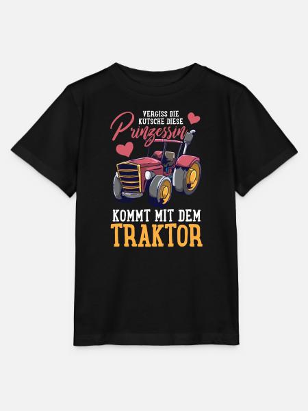 Traktor Landwirtschaft - Stanley/Stella Kinder T-Shirt MINI CREATOR - Schwarz