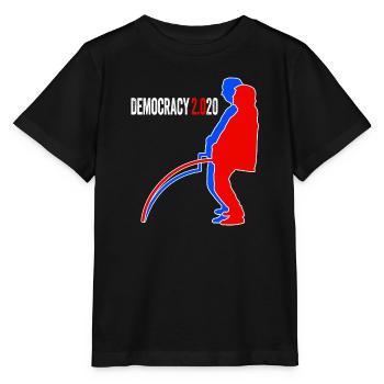 Democracy 2.020 / Election Fraud Or Not? - Stanley/Stella MINI CREATOR Kids’ T-Shirt - black - Front - Mikhail (115cm)