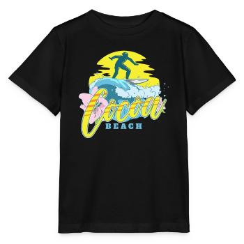 Plage de Cacao - T-shirt bio MINI CREATOR Stanley/Stella Enfant - noir - Devant - Mikhail (115cm)