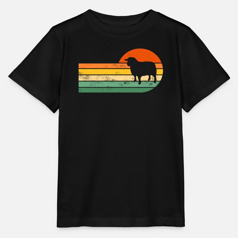 Moutons - T-shirt bio MINI CREATOR Stanley/Stella Enfant - noir