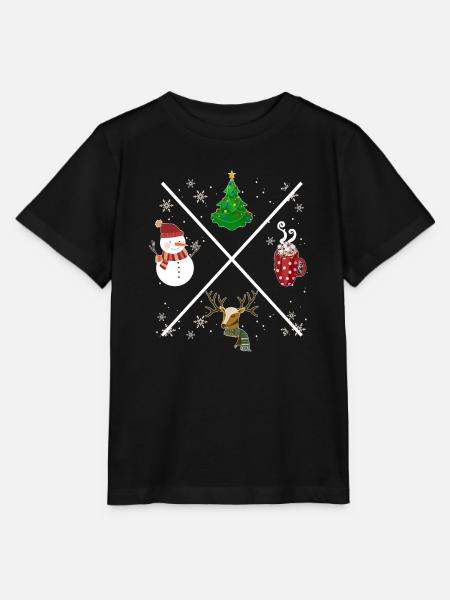 Weihnachts X - Stanley/Stella Kinder T-Shirt MINI CREATOR  - Schwarz