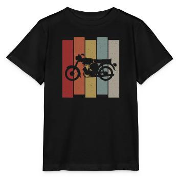 Retro Simson Schwalbe S51 DDR Ossi Moped Gift - Stanley/Stella MINI CREATOR Kids’ T-Shirt - black - Front - Mikhail (115cm)