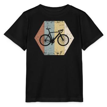 bicycle - Stanley/Stella MINI CREATOR Kids’ T-Shirt - black - Front - Mikhail (115cm)