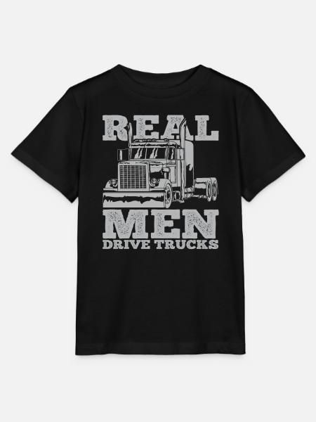 LKW Trucker - Stanley/Stella Kinder T-Shirt MINI CREATOR  - Schwarz