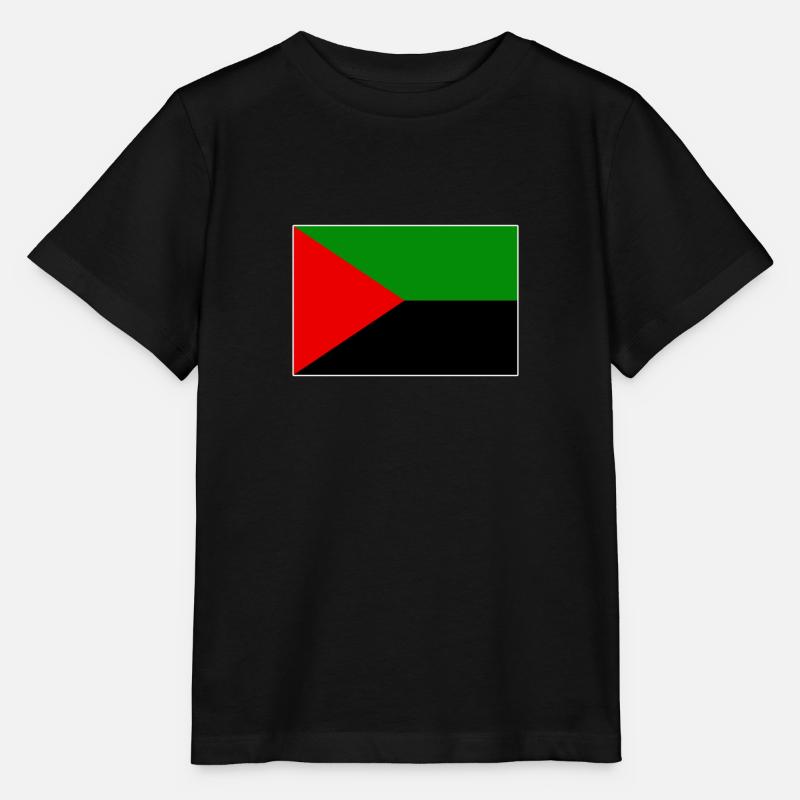 Drapeau de la Martinique rouge vert noir - T-shirt bio MINI CREATOR Stanley/Stella Enfant - noir