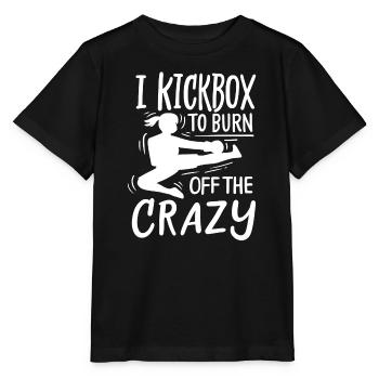 Kickboxen Kampfsport - Stanley/Stella Kinder T-Shirt MINI CREATOR  - Schwarz - Vorne - Mikhail (115cm)