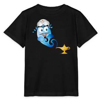 goldene orientalische Wunderlampe & Flaschengeist - Stanley/Stella Kinder T-Shirt MINI CREATOR  - Schwarz - Vorne - Mikhail (115cm)