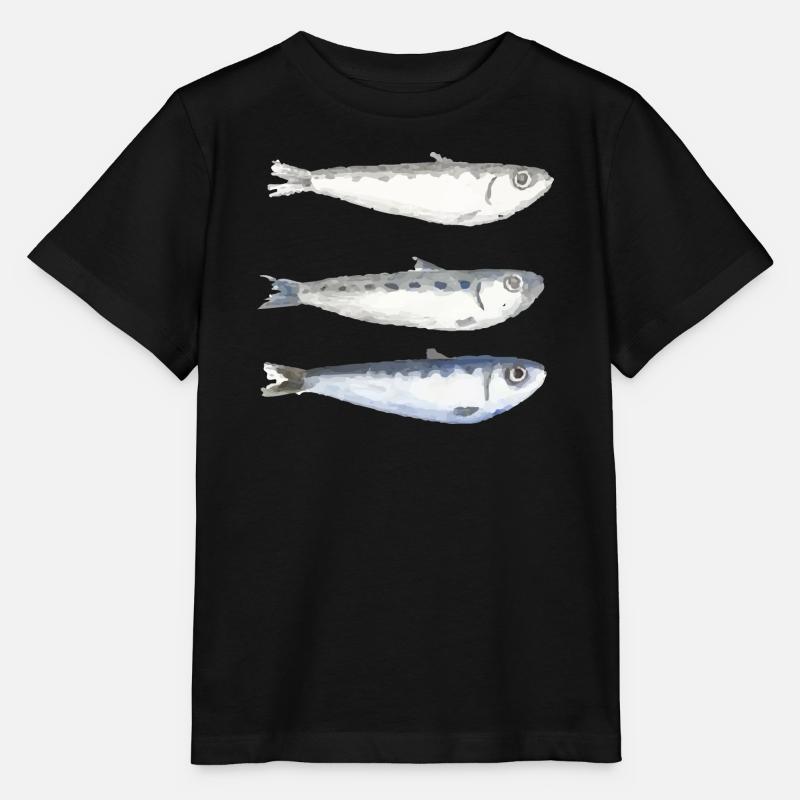 sardine - T-shirt bio MINI CREATOR Stanley/Stella Enfant - noir