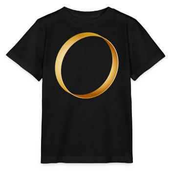 bague en or simple - alliance - mariage - T-shirt bio MINI CREATOR Stanley/Stella Enfant - noir - Devant - Mikhail (115cm)