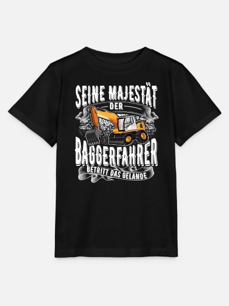 Baggerfahrer - Stanley/Stella Kinder T-Shirt MINI CREATOR  - Schwarz