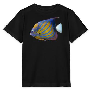 fish tropical - Stanley/Stella MINI CREATOR Kids’ T-Shirt - black - Front - Mikhail (115cm)