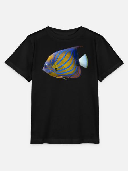 fish tropical - Stanley/Stella Kinder T-Shirt MINI CREATOR - Schwarz