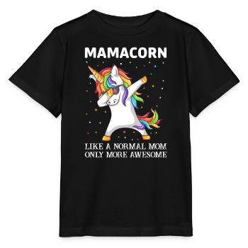 Mamacorn - T-shirt bio MINI CREATOR Stanley/Stella Enfant - noir - Devant - Mikhail (115cm)