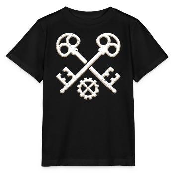 Marque 500 m - T-shirt bio MINI CREATOR Stanley/Stella Enfant - noir - Devant - Mikhail (115cm)
