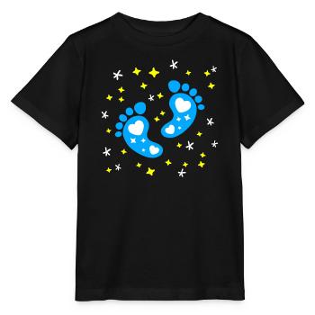 Bébé Pieds Bébé Grossesse Bébé Naissance - T-shirt bio MINI CREATOR Stanley/Stella Enfant - noir - Devant - Mikhail (115cm)