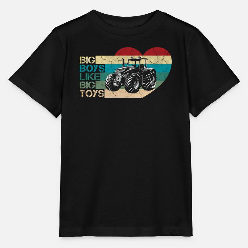 Big Boys Retro - T-shirt bio MINI CREATOR Stanley/Stella Enfant - noir