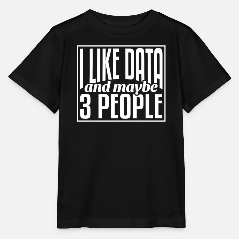 Data Data Science Data Analyst - Stanley/Stella MINI CREATOR Kids’ T-Shirt - black