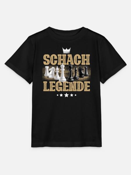 Schach Legende - Stanley/Stella Kinder T-Shirt MINI CREATOR  - Schwarz