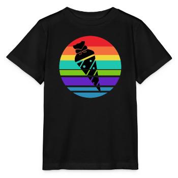 Schultüte Zuckertüte Schulanfang Schulbeginn - Stanley/Stella Kinder T-Shirt MINI CREATOR  - Schwarz - Vorne - Mikhail (115cm)
