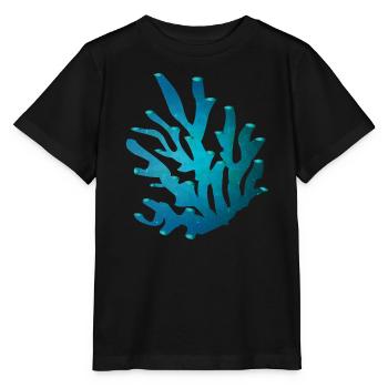 Corail à l’état de la - T-shirt bio MINI CREATOR Stanley/Stella Enfant - noir - Devant - Mikhail (115cm)