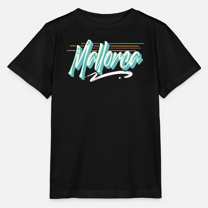 Mallorca - Stanley/Stella Kinder T-Shirt MINI CREATOR  - Schwarz
