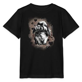Lapin lapin - T-shirt bio MINI CREATOR Stanley/Stella Enfant - noir - Devant - Mikhail (115cm)