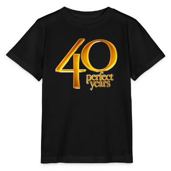 40. Geburtstag - Stanley/Stella Kinder T-Shirt MINI CREATOR  - Schwarz - Vorne - Mikhail (115cm)