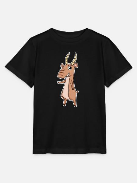 Antilope - Stanley/Stella Kinder T-Shirt MINI CREATOR  - Schwarz