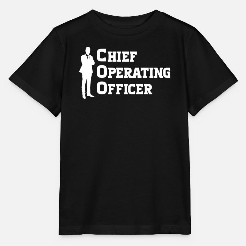 COO - Chief Operating Officer - T-shirt bio MINI CREATOR Stanley/Stella Enfant - noir