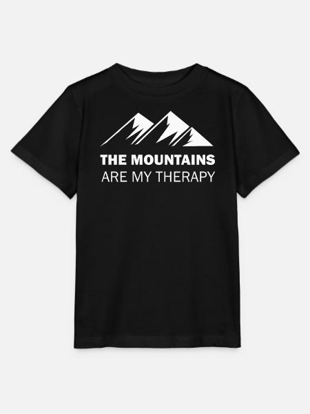 Berg Berge - Stanley/Stella Kinder T-Shirt MINI CREATOR - Schwarz