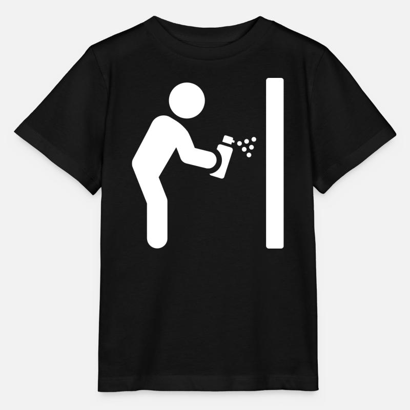 Graffiti Sprayer - Stanley/Stella Kinder T-Shirt MINI CREATOR  - Schwarz