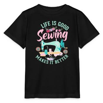 Nähen - Stanley/Stella Kinder T-Shirt MINI CREATOR  - Schwarz - Vorne - Mikhail (115cm)