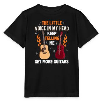 Guitarist Guitar Player Guitar - Stanley/Stella MINI CREATOR Kids’ T-Shirt - black - Front - Mikhail (115cm)