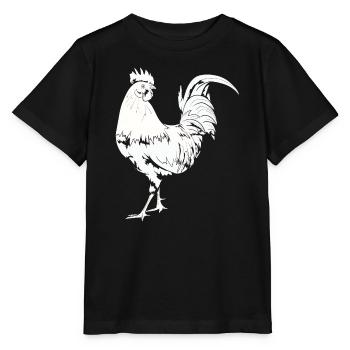 Coq Poulet Coq - T-shirt bio MINI CREATOR Stanley/Stella Enfant - noir - Devant - Mikhail (115cm)