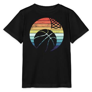 Basket-ball - T-shirt bio MINI CREATOR Stanley/Stella Enfant - noir - Devant - Mikhail (115cm)