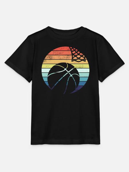 Basketball Basketballspieler - Stanley/Stella Kinder T-Shirt MINI CREATOR  - Schwarz
